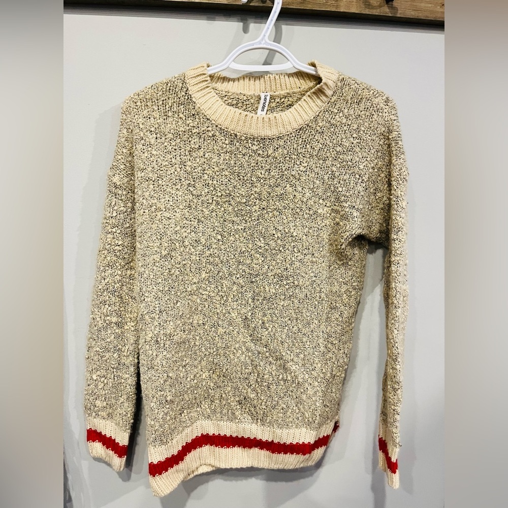 Blue notes xsmall sock monkey style sweater
